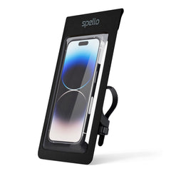 Spello Vandtæt Mobilholder til Cykel - Maks. Mobil 165 x 95 mm - Sort