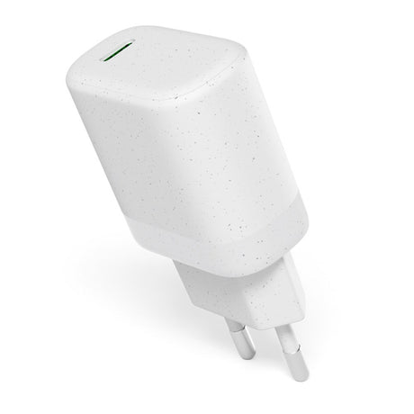Epico Resolve USB-C Vægoplader PD 30W GaN m. USB-C til USB-C Kabel 1.2m  - Hvid