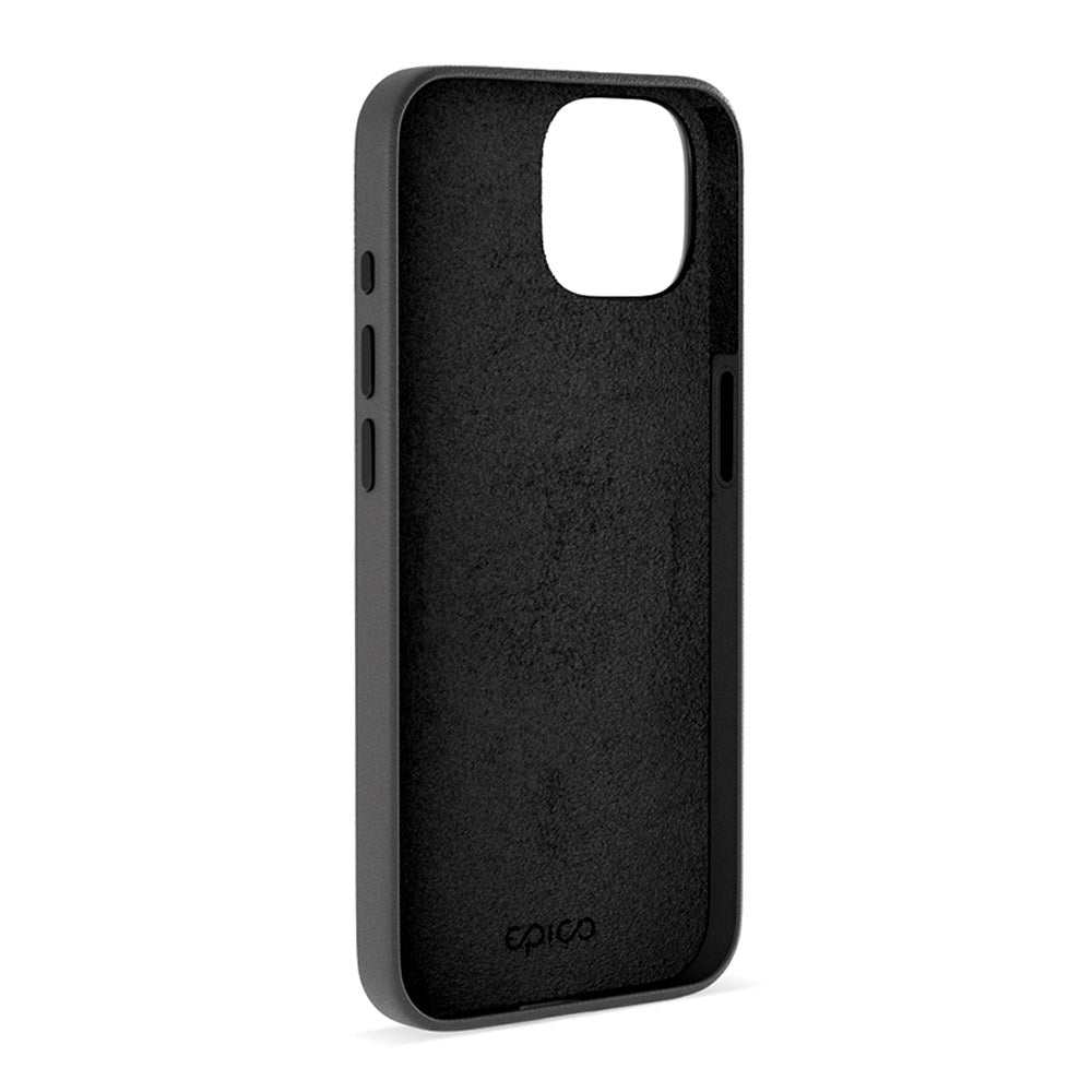Epico iPhone 15 Mag+ Leather Case - MagSafe Kompatibel - Sort