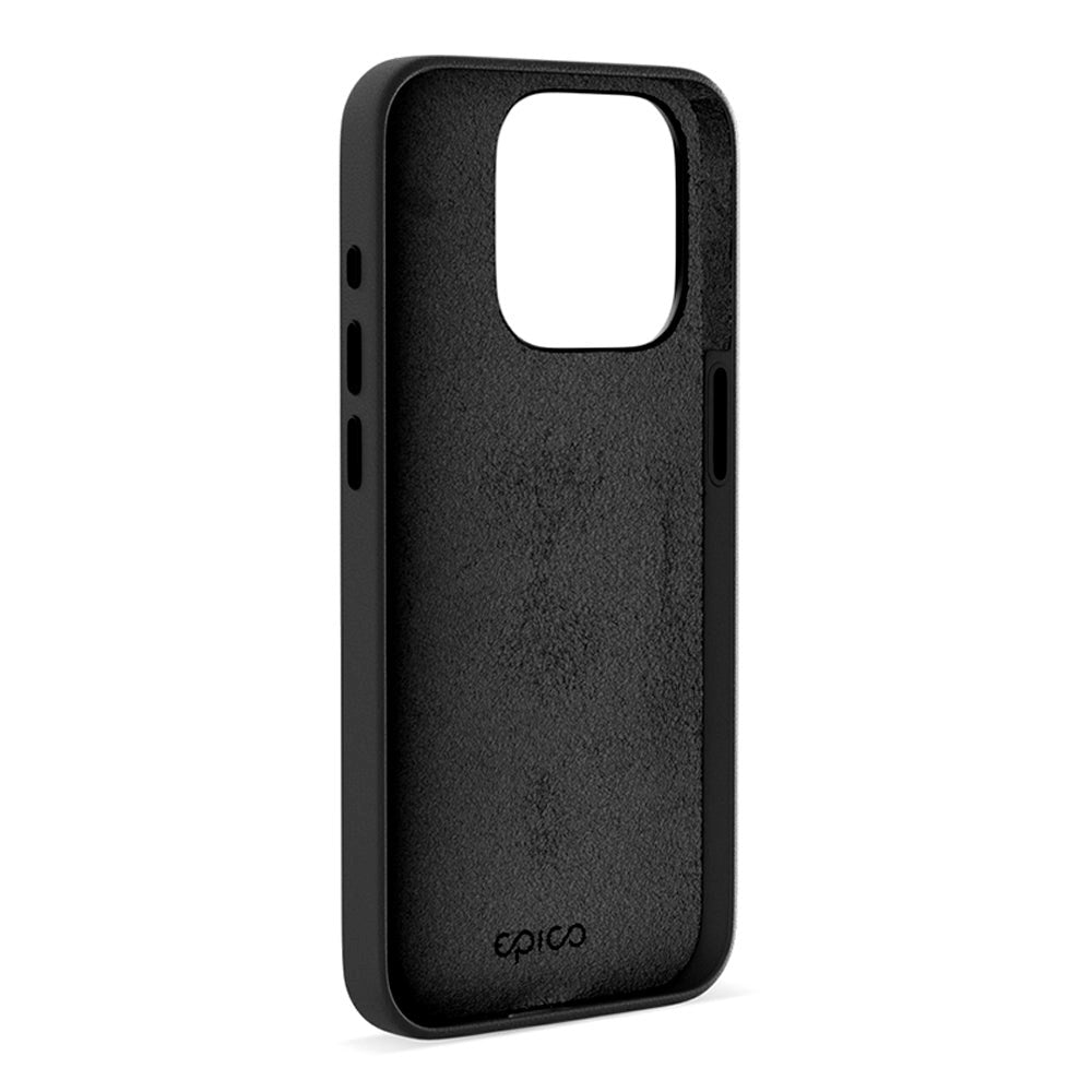 Epico iPhone 15 Pro Max Mag+ Leather Case - MagSafe Kompatibel - Sort