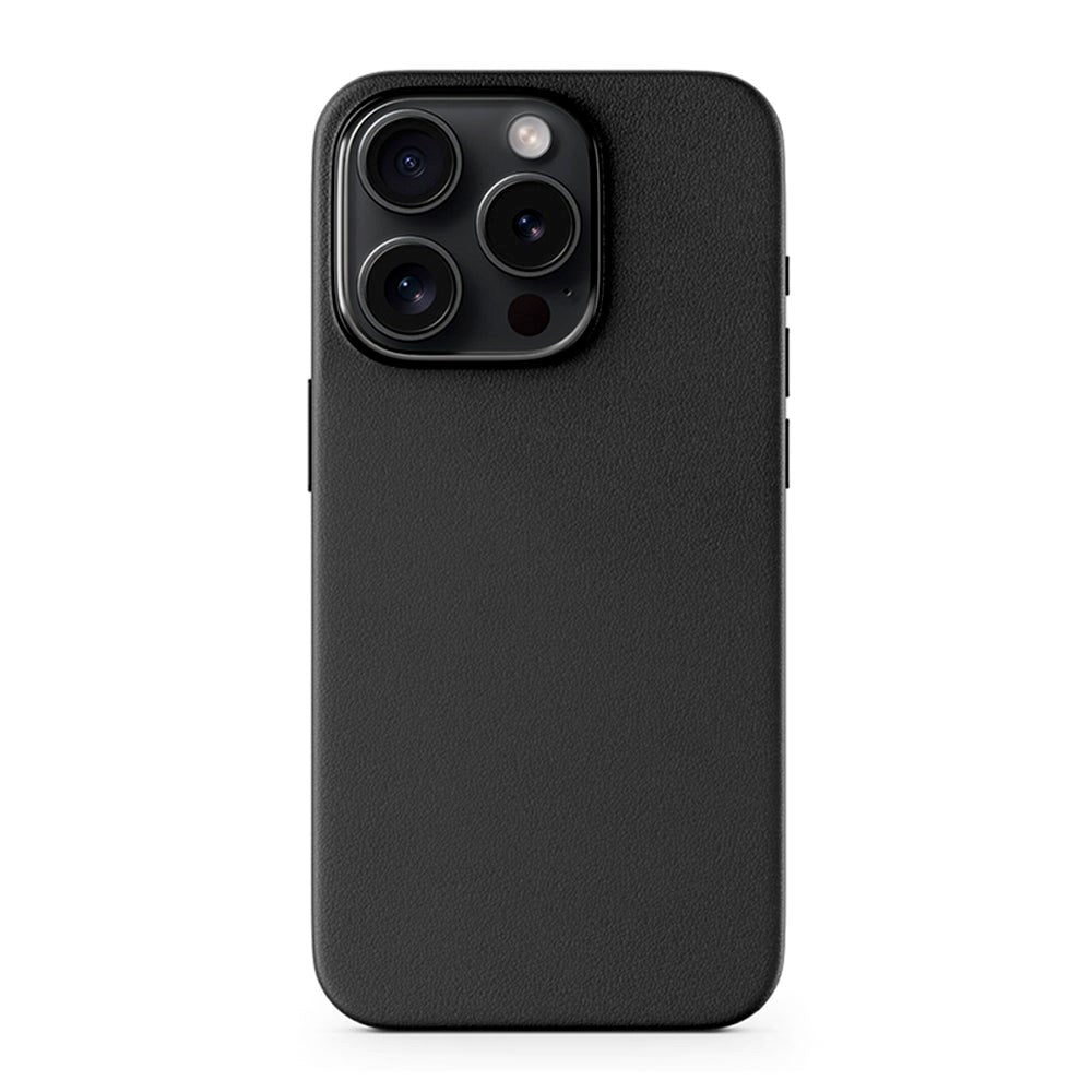 Epico iPhone 15 Pro Max Mag+ Leather Case - MagSafe Kompatibel - Sort