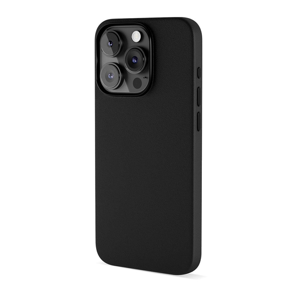 Epico iPhone 15 Pro Max Mag+ Leather Case - MagSafe Kompatibel - Sort