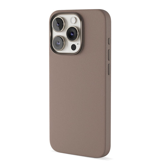 Epico iPhone 15 Pro Max Mag+ Leather Case - MagSafe Kompatibel - Sand