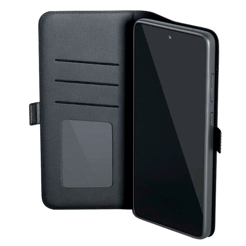 Spello Samsung Galaxy S24 Ultra Læder Flip Cover m. Kortholder / Ståfunktion - Sort