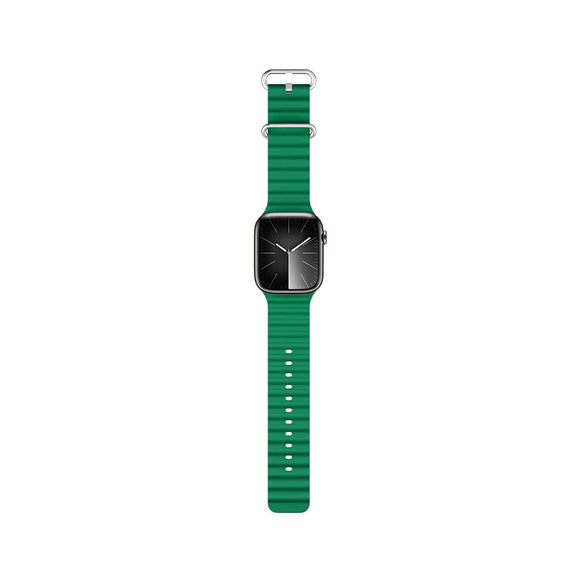 Apple Watch (38/40/SE/41/42mm) Epico Ocean Silikone Rem - Grøn