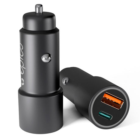 Epico Resolve Dual Biloplader PD 38W m. USB-C & USB-A - Sort