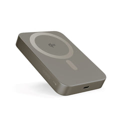 Epico 20W UltraPack EM71 Alu Mag+ 10.000 mAh Power Bank m. USB-C - MagSafe og Qi2 Kompatibel - Grå