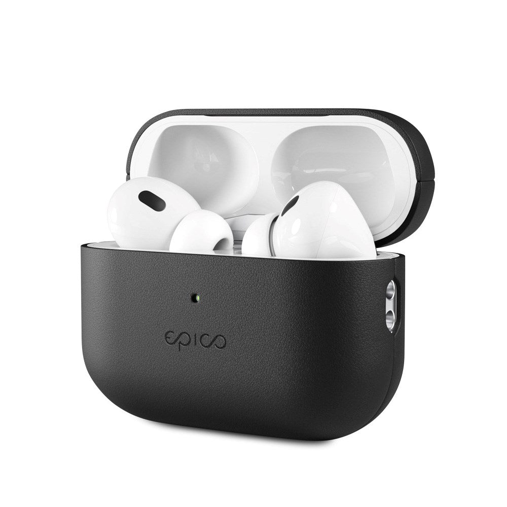 Epico AirPods Pro (2. Gen.) Ægte Læder Cover - Sort
