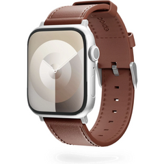 Epico Apple Watch (42/44/SE/45/46/49mm) Ægte Læder Rem - Brun