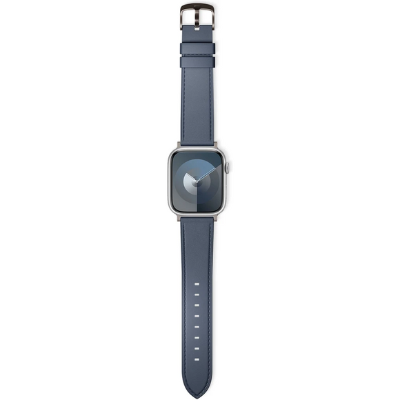 Epico Apple Watch (38/40/SE/41/42mm) Ægte Læder Rem - Blå
