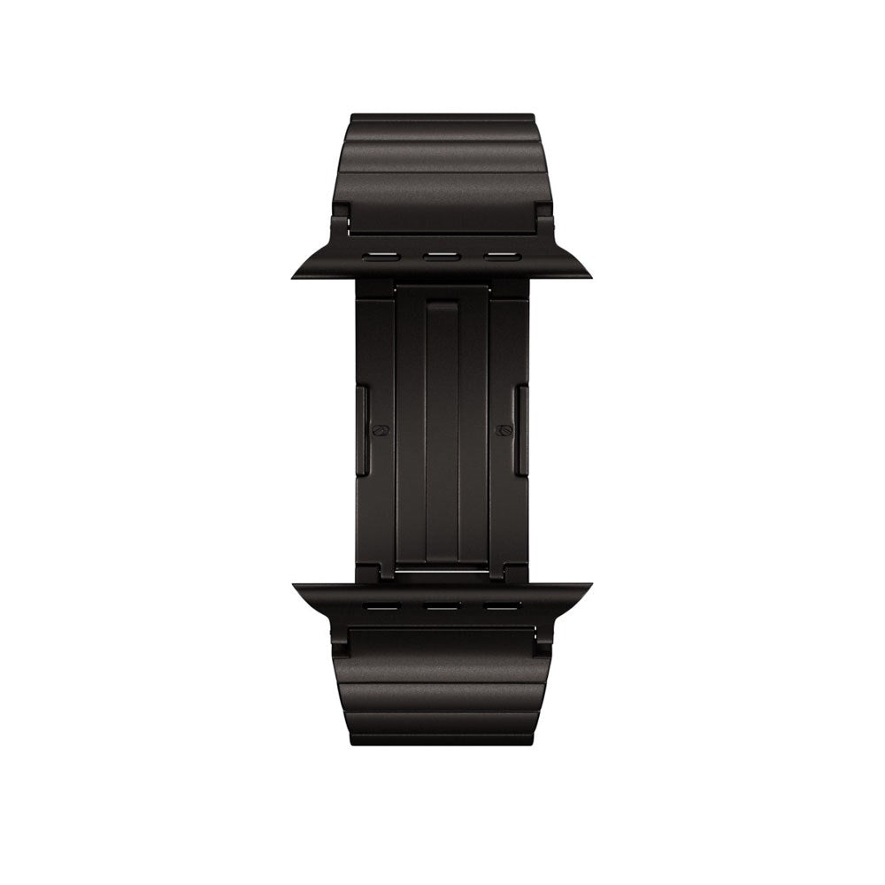 Apple Watch (42/44/SE/45/46/49) Epico UNUM Rustfri Stål Urrem - Sort