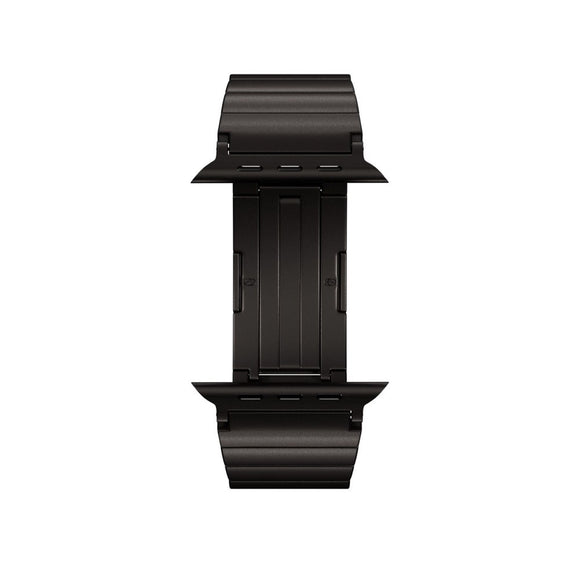 Apple Watch (42/44/SE/45/46/49) Epico UNUM Rustfri Stål Urrem - Sort