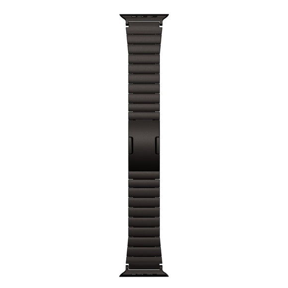 Apple Watch (42/44/SE/45/46/49) Epico UNUM Rustfri Stål Urrem - Sort