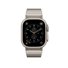 Apple Watch (42/44/SE/45/46/49) Epico UNUM Rustfri Stål Urrem - Titanium