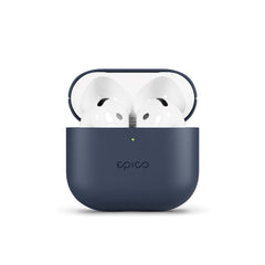 Epico AirPods (4. Gen.) Ægte Læder Cover - Blå