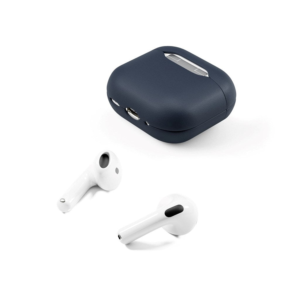 Epico AirPods (4. Gen.) Ægte Læder Cover - Blå