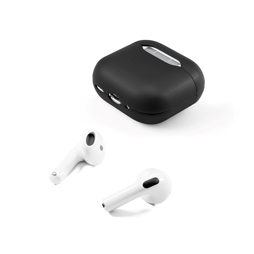 Epico AirPods (4. Gen.) Ægte Læder Cover - Sort