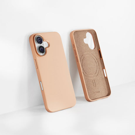 iPhone 16 Plus Epico Mag+ Silikone Cover - MagSafe Kompatibel - Desert Titanium