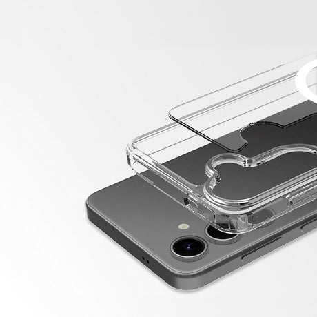 Samsung Galaxy S24 / S25 Spello Mag+ Clear Case - MagSafe Kompatibel - Gennemsigtig