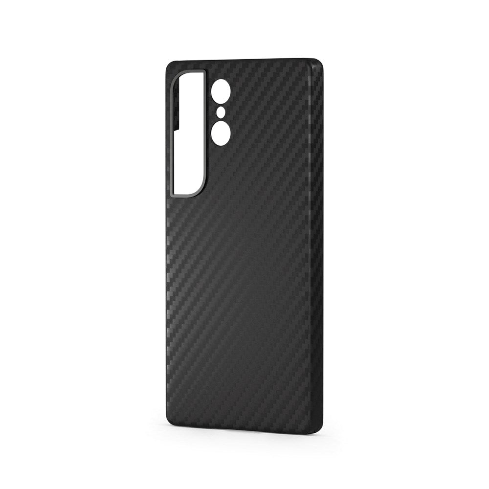 Samsung Galaxy S25 Ultra Spello Mag+ Carbon Case - MagSafe Kompatibel - Sort