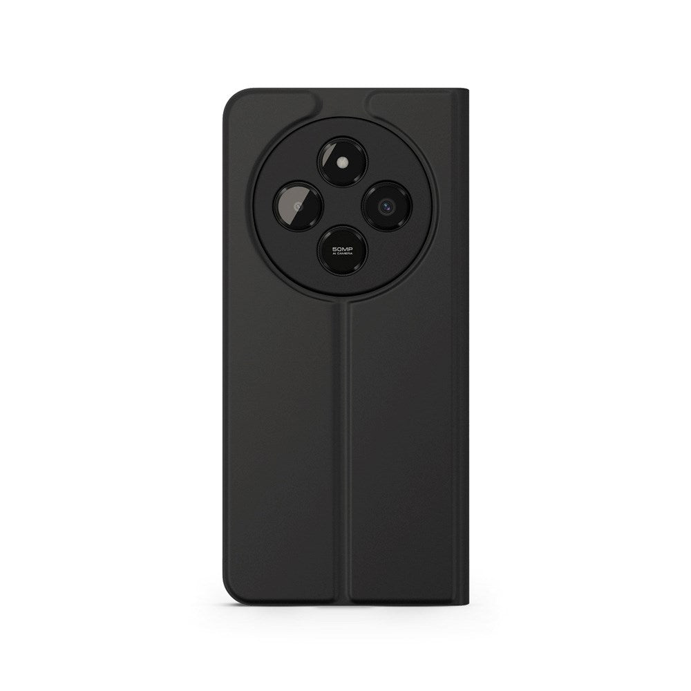 Spello Xiaomi Redmi 14C Kunstlæder Flip Cover m. Ståfunktion - Sort