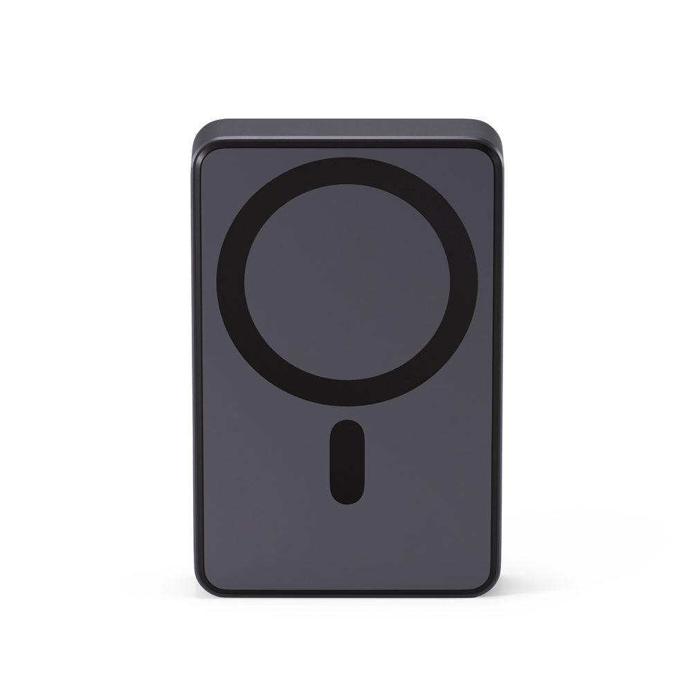 Spello ForcePack 10.000mAh Magnetisk Power Bank 15W - MagSafe Kompatibel - Mørkegrå