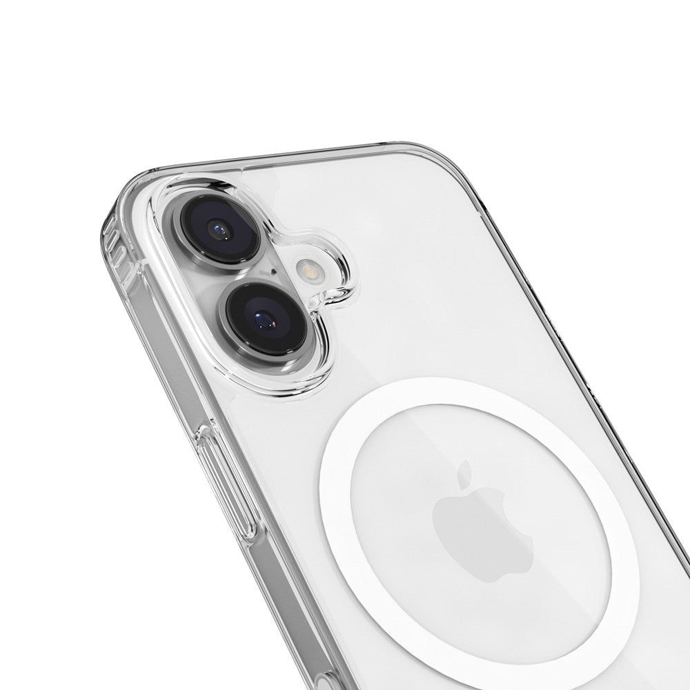 iPhone 16 Plus Epico ImpactBuffer Mag+ Cover - MagSafe Kompatibel - Gennemsigtig