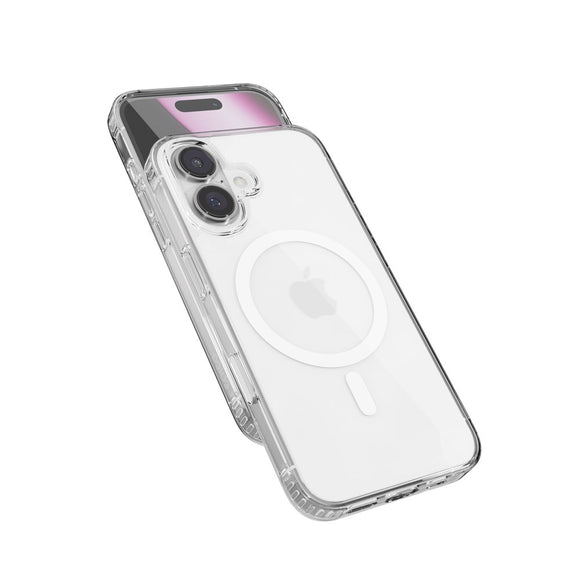 iPhone 16 Epico ImpactBuffer Mag+ Cover - MagSafe Kompatibel - Gennemsigtig