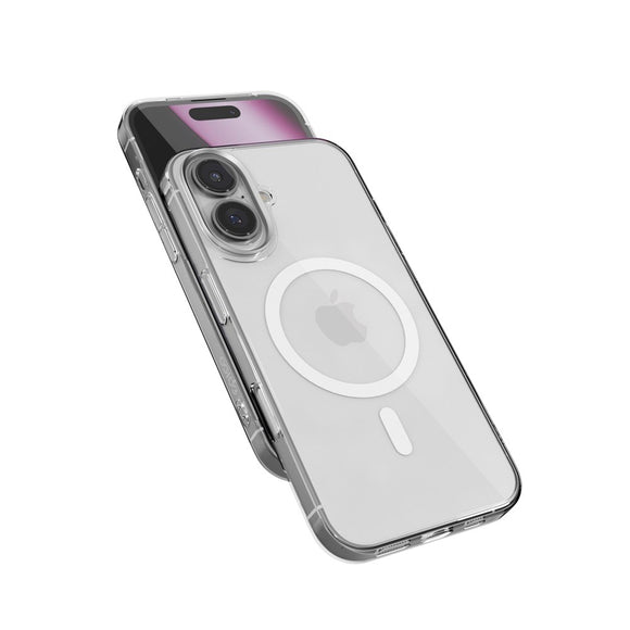iPhone 16 Epico SlimGlass Mag+ Cover - MagSafe Kompatibel - Gennemsigtig