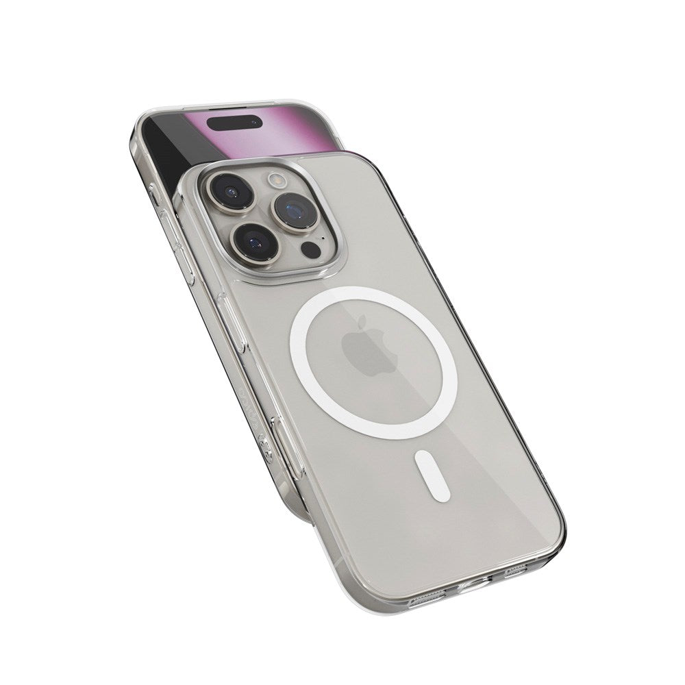 iPhone 16 Pro Max Epico SlimGlass Mag+ Cover - MagSafe Kompatibel - Gennemsigtig