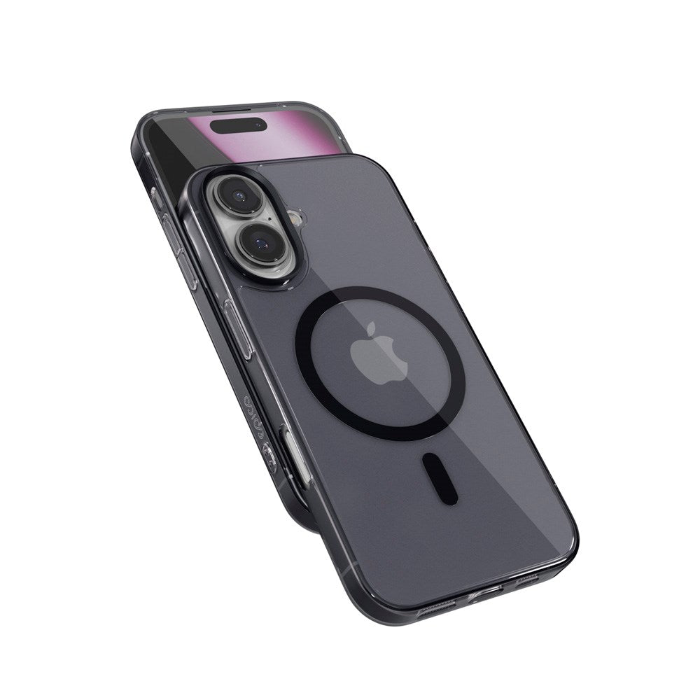 iPhone 16 Plus Epico SlimGlass Mag+ Cover - MagSafe Kompatibel - Sort
