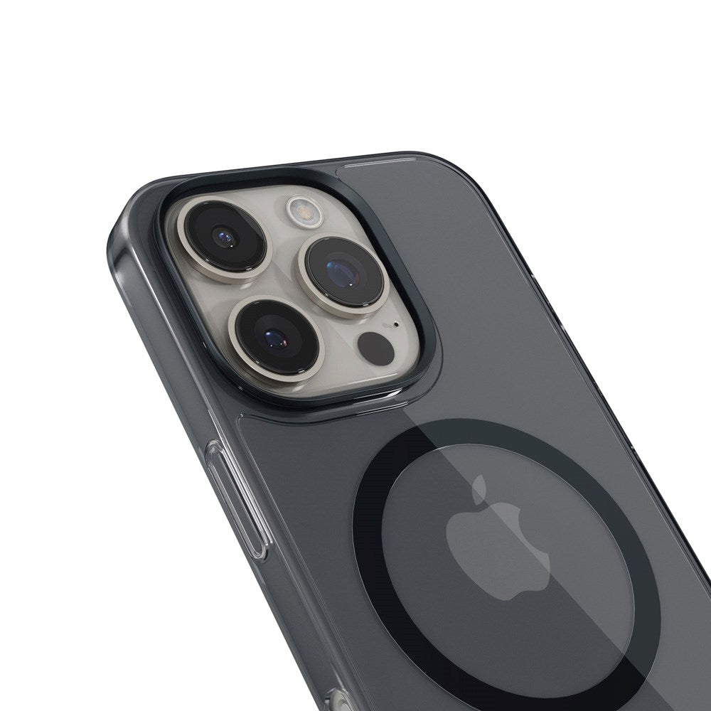 iPhone 16 Pro Epico SlimGlass Mag+ Cover - MagSafe Kompatibel - Sort