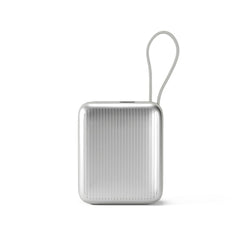 Epico Power Bank 35W 10000 mAh m. USB-C Port og Tilbagetrækkeligt USB-C Kabel - Grå