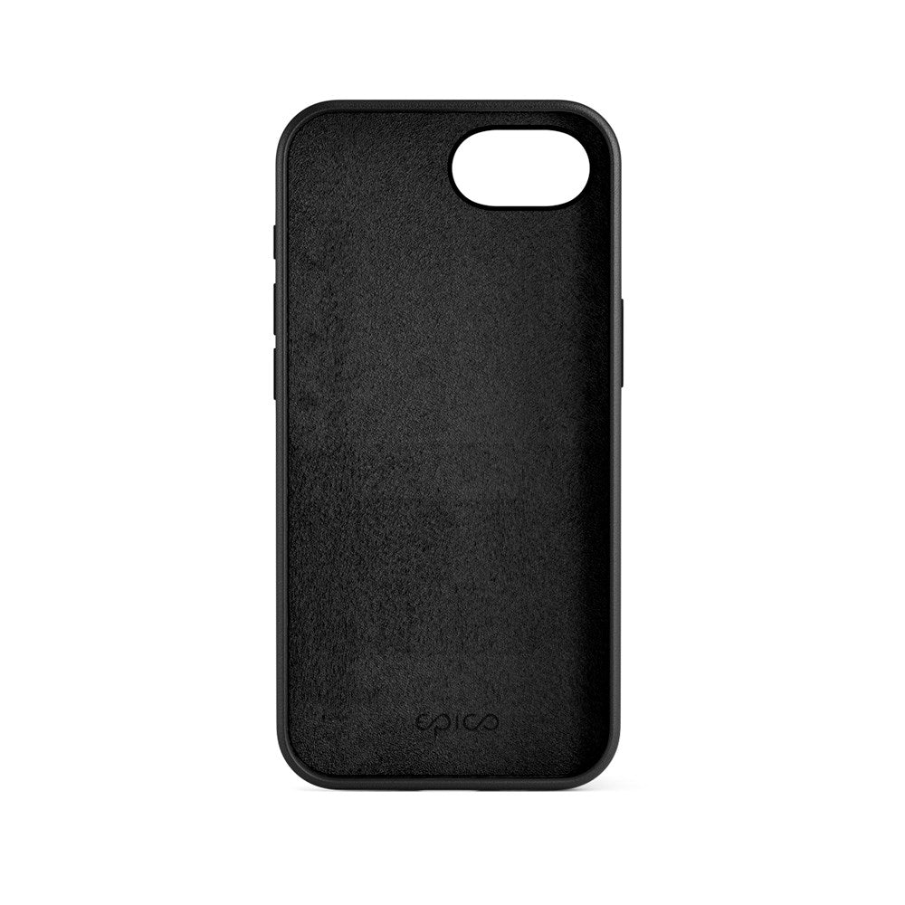 iPhone 17e / 16e Epico Mag+ Ægte Læder Cover - MagSafe Kompatibel - Sort