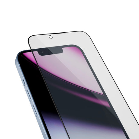 iPhone 17e / 16e / 14 / 13 / 13 Pro Epico AntiBlue Glass 3D Skærmbeskyttelsesglas m. Installationsramme - Gennemsigtig