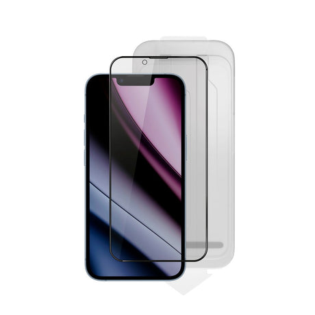 iPhone 17e / 16e / 14 / 13 / 13 Pro Epico AntiBlue Glass 3D Skærmbeskyttelsesglas m. Installationsramme - Gennemsigtig
