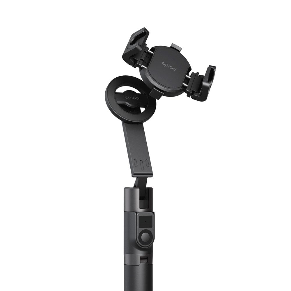 Epico 2-i-1 Tripod Mag+ Selfie Stick - Foldbar - MagSafe Kompatibel - Sort