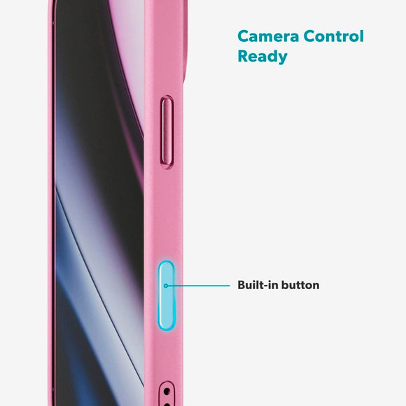 iPhone 17 Pro Epico HeroMatte Pro Mag+ Cover - MagSafe Kompatibel - Lyserød