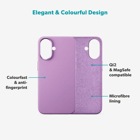 iPhone 17 Epico Silicone Pro Mag+ Cover - MagSafe Kompatibel - Purple
