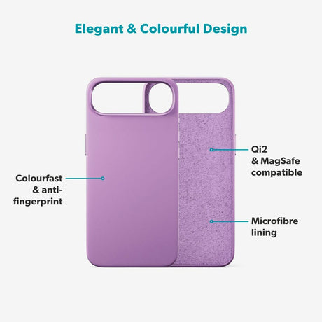 iPhone Air Epico Silicone Pro Mag+ Cover - MagSafe Kompatibel - Purple