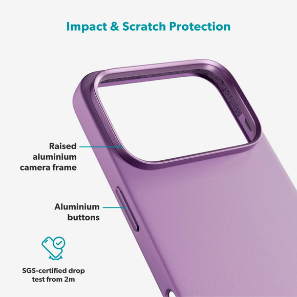 iPhone 17 Pro Epico Silicone Pro Mag+ Cover - MagSafe Kompatibel - Purple