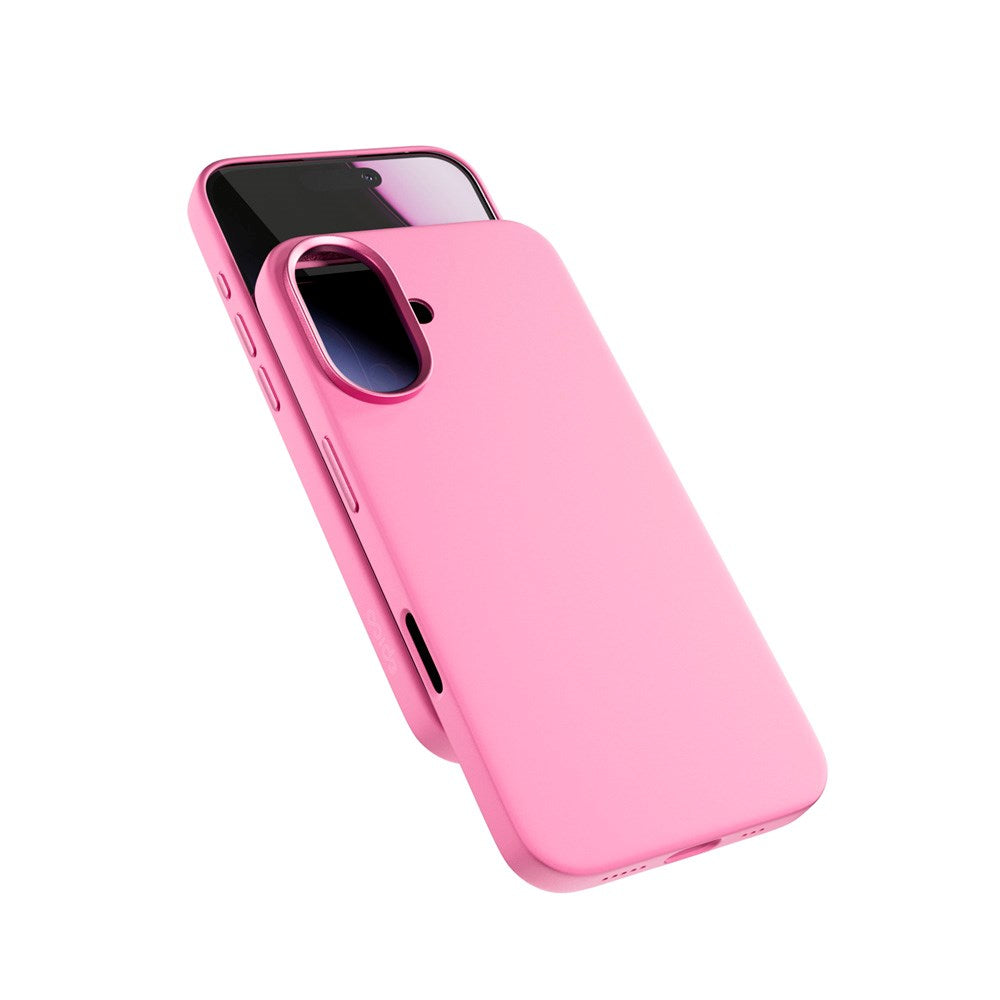iPhone 17 Epico Silicone Pro Mag+ Cover - MagSafe Kompatibel - Hot Pink