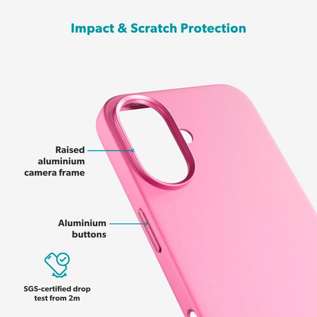 iPhone 17 Epico Silicone Pro Mag+ Cover - MagSafe Kompatibel - Hot Pink