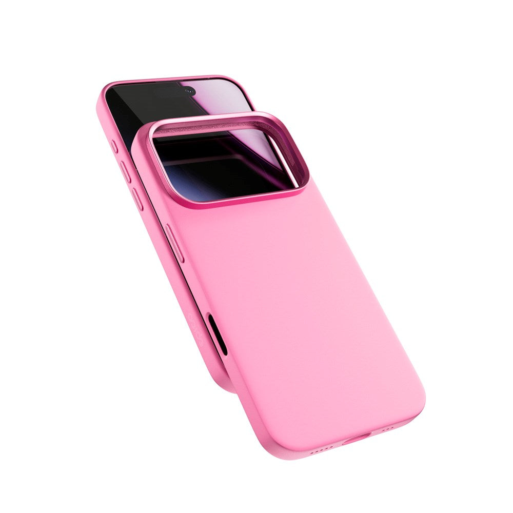 iPhone 17 Pro Max Epico Silicone Pro Mag+ Cover - MagSafe Kompatibel - Hot Pink