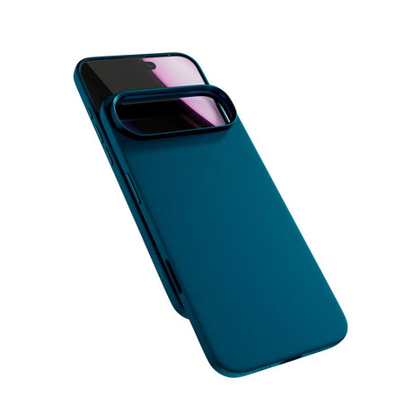 iPhone Air Epico Silicone Pro Mag+ Cover - MagSafe Kompatibel - Petrol Blue