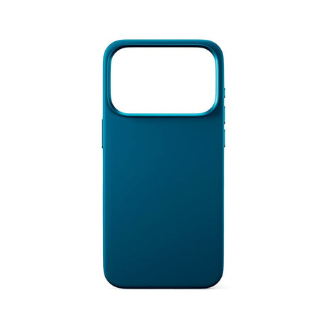 iPhone 17 Pro Epico Silicone Pro Mag+ Cover - MagSafe Kompatibel - Petrol Blue