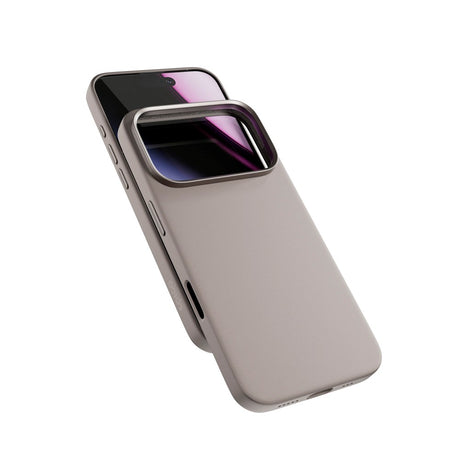 iPhone 17 Pro Max Epico Silicone Pro Mag+ Cover - MagSafe Kompatibel - Titanium Beige
