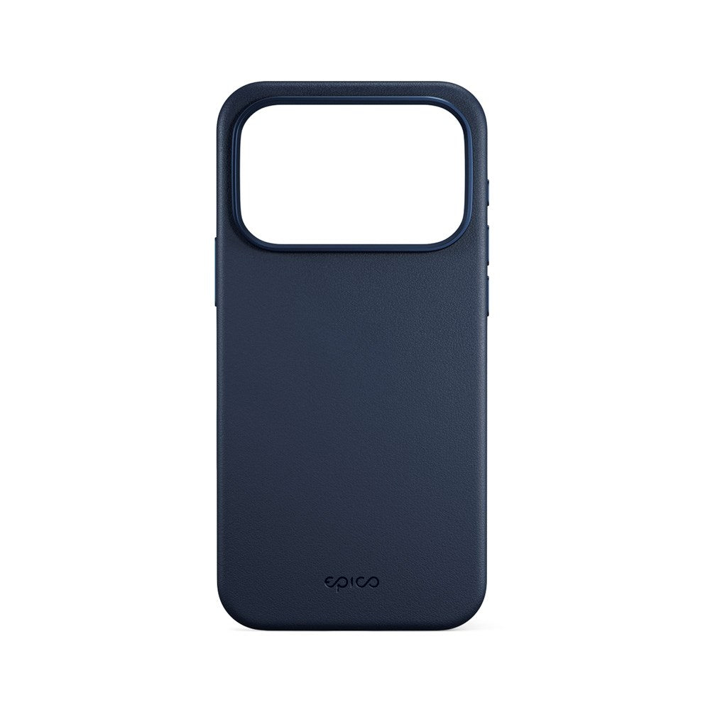 iPhone 17 Pro Epico Leather Pro Mag+ Cover - MagSafe Kompatibel - Blå