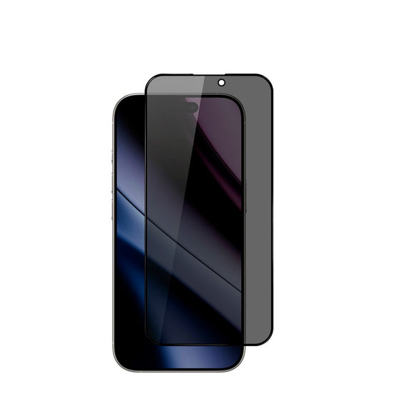 iPhone 17 Epico Privacy Glass 3D Skærmbeskyttelsesglas m. Installationsramme - Gennemsigtig
