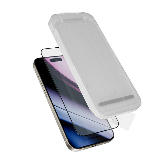 iPhone 17 Pro Epico Hero Glass 3D Skærmbeskyttelsesglas m. Installationsramme - Gennemsigtig